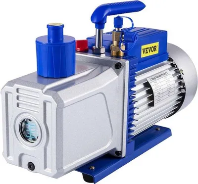 Immagine prodotto di Pompa refrigerante 10 CFM blu - Tecnologia HVAC per la pulizia domestica e dell'auto
