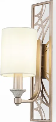 Produktbild von Maytoni Vittoria Wandleuchte H005WL-01BG 1xE14, Creme mit Gold, aus Metall, exkl. Leuchtmittel