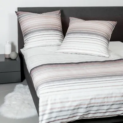 Produktbild von Janine Mako-Satin Bettwäsche J.D. 87059-07 155x220 cm + 80x80 cm