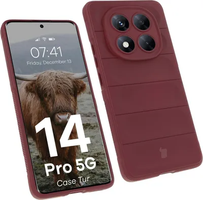 Produktbild von Pancerne etui Bizon Case Tur do Xiaomi Redmi Note 14 Pro 5G / Poco X7, ciemnofioletowe