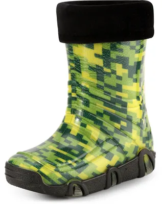 Produktbild von Ladeheid Kinder Mädchen Jungen Gummistiefel Gefüttert Swk2021 (Muster-43, 25/26)