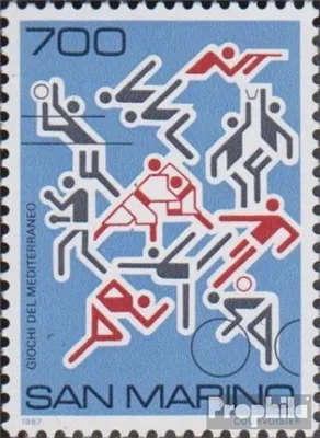 Produktbild von Briefmarken San Marino 1987 Mi 1373 (kompl.Ausg.) postfrisch Mittelmeerspiele