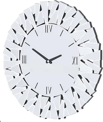 Image de Happiq Grandios Grandios - Grand rond Grandios 80 cm - Horloge miroir de luxe - Décoration murale élégante pour salon & cheminée