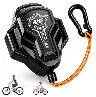 Produktbild von Fahrrad Abschleppseil Kinder, 2,5 m Elastisches Zugseil für Kinderfahrrad