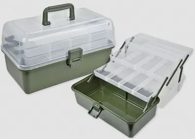 Produktbild von Karpfen Zoom Kunststoffbox grün 3 Etagen