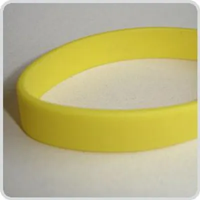 Produktbild von Silikon-Armband: Gelb