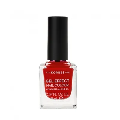Immagine prodotto di KORRES Colore per unghie effetto gel naturale Rosso Reale 11ml - Vegan