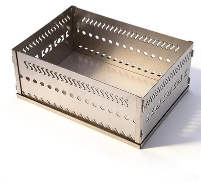 Zdjęcie produktu dla Półka do sauny ze stali nierdzewnej - Wytrzymałość do 50 kg - Idealna do pieców opalanego drewnem - Wielofunkcyjna - Łatwa w transporcie