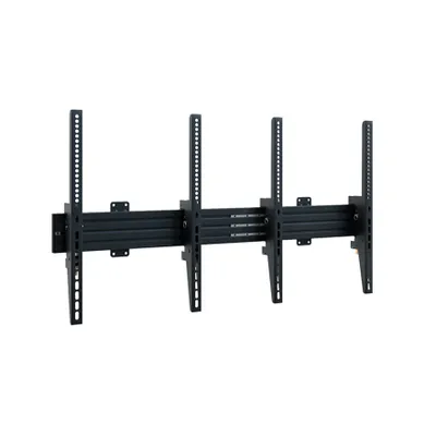 Produktbild von HAGOR comPROnents Wandhalterung für Menüboard, Display - Schwarz - 2 Unterstützte(r) Display(s)Bildschirmgröße: 116,8 cm bis 165,1 cm (65 Zoll) - max. 100 kg Traglast - 400 x 600 - VESA-Wandhalterungsnorm