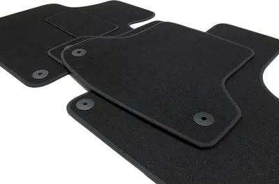 Produktbild von Premium Fußmatten passend für Citroen Grand C4 Picasso 2 II Bj. 2013-2020, Naht:Schwarz