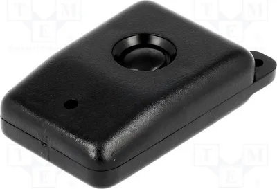 Imagen del producto de 1 x Carcasa: para mando a distancia. Dimensiones: X: 36 mm, Y: 50 mm, Z: 15 mm. Color: . Modelo: P-10 BK. Mando a distancia