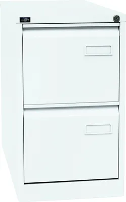 Produktbild von Bisley Hängeregistratur Schrank Light  - 2 Schübe - Farbe: Verkehrsweiß