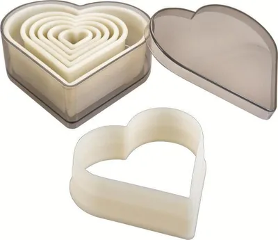 Produktbild von Nylon-Herzschneider Profi-Set – 7-teilig