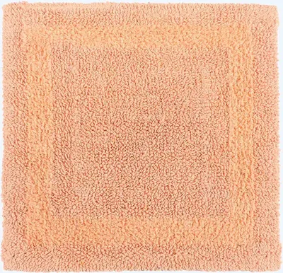 Produktbild von HOMESCAPES Duschvorleger apricot 50x50 cm aus 100% Baumwolle
