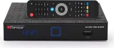 Immagine prodotto di RED OPTICUM AX UHD 1500 4K Box Android Ultra HD DVB-S2 Ricevitore PVR Ready