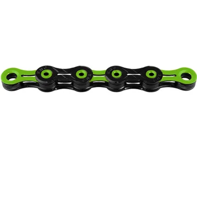 Immagine prodotto di Catena KMC DLC12 a 12 velocità, 126 maglie Missing Link, 1/2x11/128, nero/verde