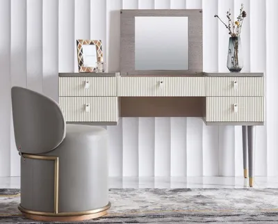 Produktbild von Schmink Tische Konsolen Tisch Designer Holz Kommode Side Board Schrank sekretär