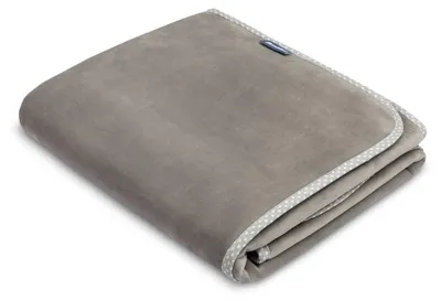 Graue Kuscheldecke Sensillo 80 x 100 cm für Babys und Kinder