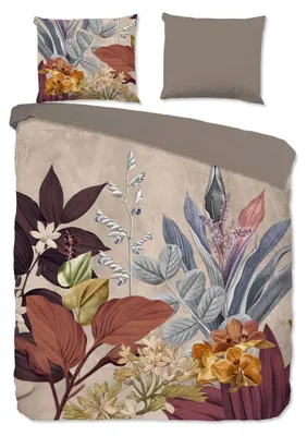 Produktbild von Good Morning Bettwäsche "Bailey" - Braun - (240x220 cm) - 100 % Baumwolle