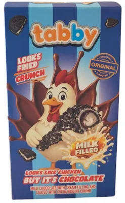 Produktbild von TABBY – "Fried Chicken" Cookies & Cream Crunch - 50g