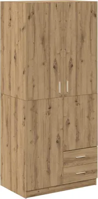 Produktbild von Kleiderschrank Artisan-Eiche 80x52x180 cm Holzwerkstoff
