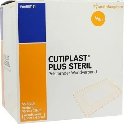 Image de Pansement Cutiplast Plus stérile 7,8x10 cm 55 pcs