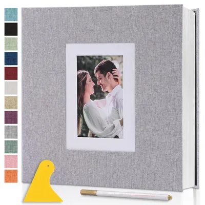 Produktbild von Selbstklebendes Fotoalbum, 13x32 cm, DIY-Scrapbook mit 60 Seiten