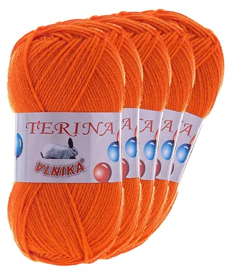 5 x 100g Terina Strickgarn Häkelgarn Wolle Acrylwolle pflegeleicht Farbwahl