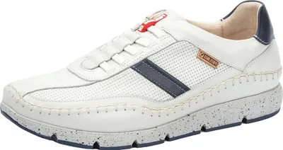 Produktbild von Pikolinos Herren Slipper Sneaker Halbschuh Leder Fuencarral M4U-6046C1, Größe:43 EU, Farbe:Weiß