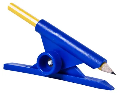 Produktbild von Schwaiger Parallelanreißer blau lose mit Bleistift Zirkel PEB0123B