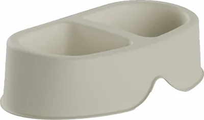 Immagine prodotto di Ciotola per cani in plastica 20138 Plastica beige 0,5 L Doppia