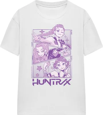 Immagine prodotto di K-Pop Demon Hunters - Maglietta da donna TV20389 (XL) (Bianco)