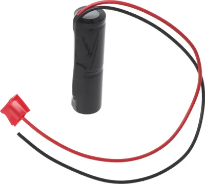 Produktbild von Notleuchtenakku NiCd 2,4V 1800mAh L1x2 Sub-C mit 200mm Kabel einseitig passend für 2,4 V Akku