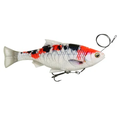 Produktbild von Savage Gear 4D Line Thru Pulse Tail Roach Koi 18 cm 90 g Gummiköder