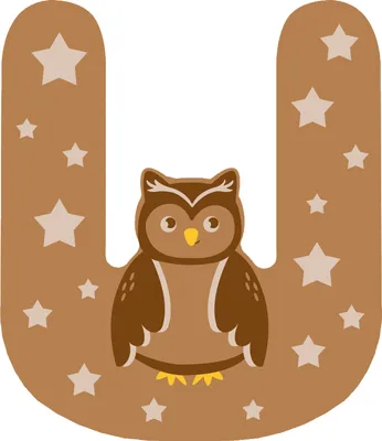 Produktbild von Small Foot Holzbuchstabe Tiere : Buchstabe U Buchstaben Sortierung: Buchstabe U