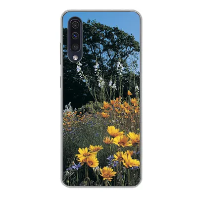 Produktbild von MuchoWow® Handyhülle Schutzhülle Hülle für Samsung Galaxy A50 Blumen - Natur - Farbe Silikon Softcase Handy Hülle - Mobiltelefonhülle