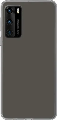 Produktbild von MuchoWow® Handyhülle Schutzhülle Hülle für Telefoonhoesje Huawei P40 Grau - Farben - Einfarbig Silikon Softcase Handy Hülle - Handytasche