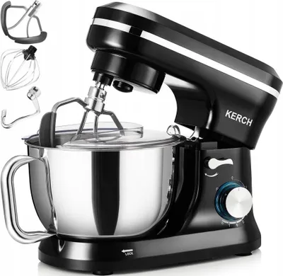 Produktbild von Küchenmaschine Kerch Ferro 2300W Planetenmixer 4.5L Stahl Metall Getriebe