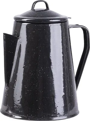 Produktbild von Kaffeekanne Email 2 liter schwarz