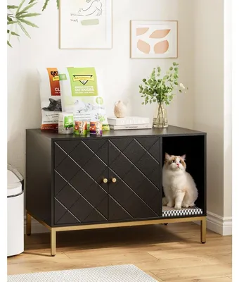 Immagine prodotto di Tiragraffi per gatti - Casetta per gatti - Bianco - 80 x 50 x 55 cm
