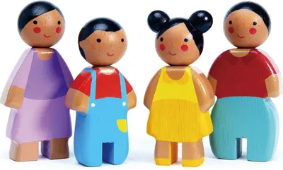 Obrázok produktu pre Tender Leaf Toys Sunny Doll Familie (Material Holz, Kinderspielzeug) 7508147
