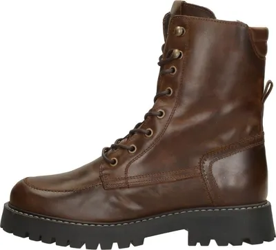 Image de Palpa Stela  Veterschoenen Hoog - cognac - Maat 42
