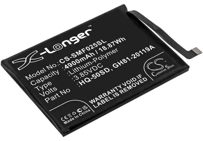 Immagine prodotto di TECHTEK Batteria compatibile con [Samsung] Galaxy A02s, Galaxy A02s 2020, Galaxy A03s 2021, Galaxy A14 4G, Galaxy A14 5G, Galaxy F02s 2021, M-A025U,