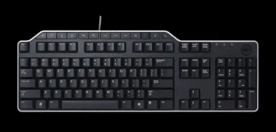 Zdjęcie produktu dla DELL KB522, Pełnowymiarowy (100%), Przewodowa, USB, Membranowa, QWERTY, Czarny
