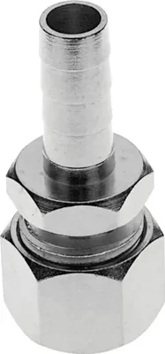 Produktbild von Quetschverschraubung, Compression fitting - Edelstahl, mit Schlauchtülle für Bierschlauch NW 7 mm