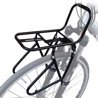 Obrázok produktu pre Predný nosič na bicykel, nosnosť 15 kg, hliník, montáž vpredu