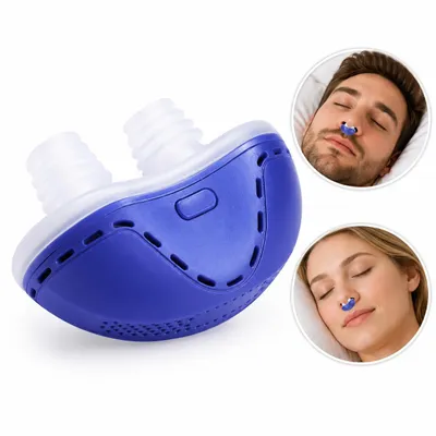 Produktbild von Mini Anti-Schnarch-Gerät, verstellbarer Schnarchstopper,atmungsaktiver für Reisen,für Damen und Herren geeignet, Schnarchlösung für alle Nasenformen