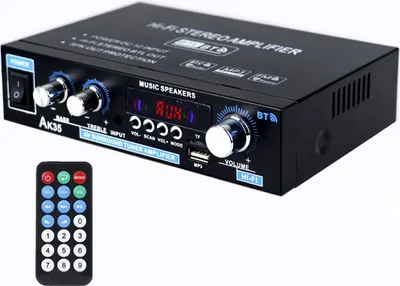Zdjęcie produktu dla wzmacniacz bluetooth Stereo Audio FM HiFi 600W Wzmacniacz cyfrowy 12V/220V 2CH DE 600W