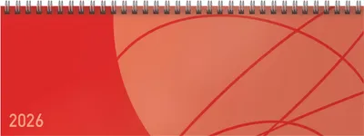 Produktbild von Korsch Tischkalender Colourlux Professional 2026 rot