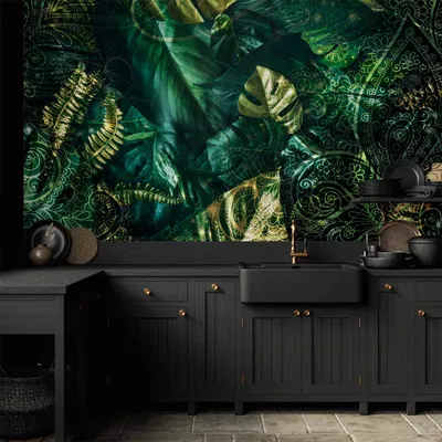 Produktbild von Vlies Fototapete - Emerald Jungle 150x105 cm Blätter b-C-0880-a-a